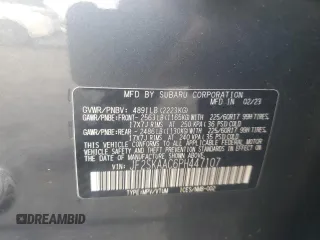 2023 Subaru Forester z VIN JF2SKAAC6PH447107, wystawiony jako Copart lot #64926185 z przebiegiem Nie podano mil oraz Czysty tytuł • Clean title. Historia ofert i sprzedaży dostępna na DreamBid. Obrazek 14.