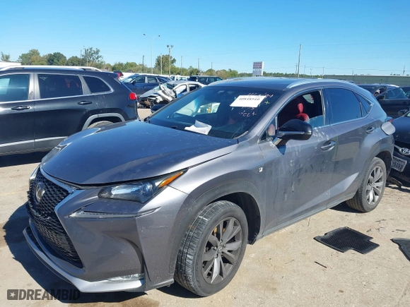 2015 Lexus NX 200t with VIN JTJYARBZ3F2001377, listed as a IAAI auction lot 40848510 with 109,066 mi miles. Bid and sale history available at carsss.com. Image 17.