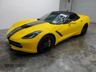 2014 Chevrolet Corvette 2LT with VIN 1G1YD3D76E5118394, listed as a Copart auction lot 79616994 with Not provided miles and Salvage title. Bid and sale history available at DreamBid. Image 1.