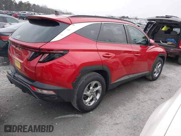 2023 Hyundai Tucson SEL with VIN 5NMJB3AEXPH249507, listed as a IAAI auction lot 41625397 with 11,078 mi miles. Bid and sale history available at carsss.com. Image 4.