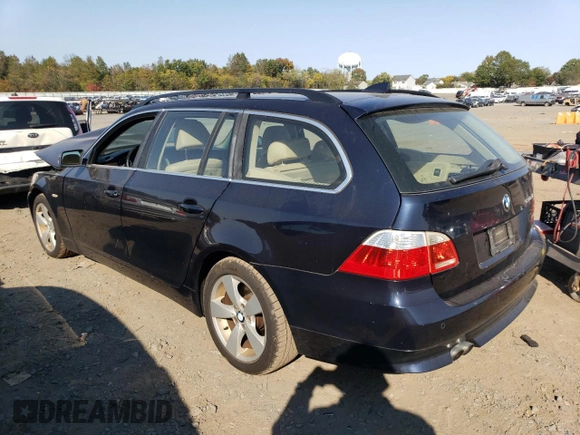 2006 BMW 5 Series 530xi with VIN WBANN73546CN02635, listed as a Copart auction lot 75510184 with Not Provided miles and Salvage Title. Bid and sale history available at DreamBid. Image 2.