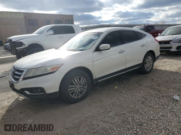 2015 Honda Crosstour EX-L with VIN 5J6TF3H57FL001855, listed as a Copart auction lot 83342764 with 376,418 mi miles and Salvage Title. Bid and sale history available at carsss.com. Image 1.
