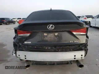 2020 Lexus IS with VIN JTHGZ1B25L5036118, listed as a Copart auction lot 49970995 with 78,321 mi miles and Salvage Title. Bid and sale history available at carsss.com. Image 6.