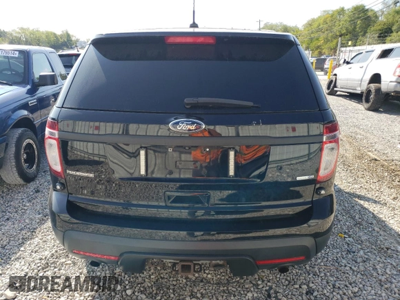 2015 Ford Utility Police Interceptor with VIN 1FM5K8ARXFGC68609, listed as a Copart auction lot 70472644 with 128,891 mi miles and Salvage Title. Bid and sale history available at carsss.com. Image 6.