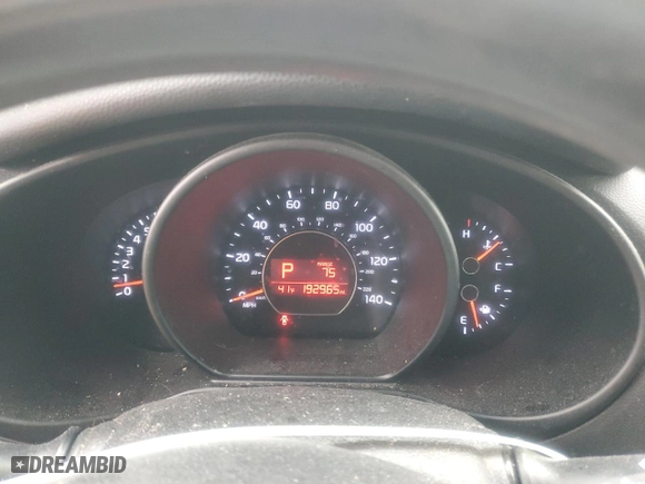 2016 Kia Soul with VIN KNDJN2A25G7838219, listed as a Copart auction lot 43543635 with 192,965 mi miles and Non Repairable. Bid and sale history available at carsss.com. Image 9.