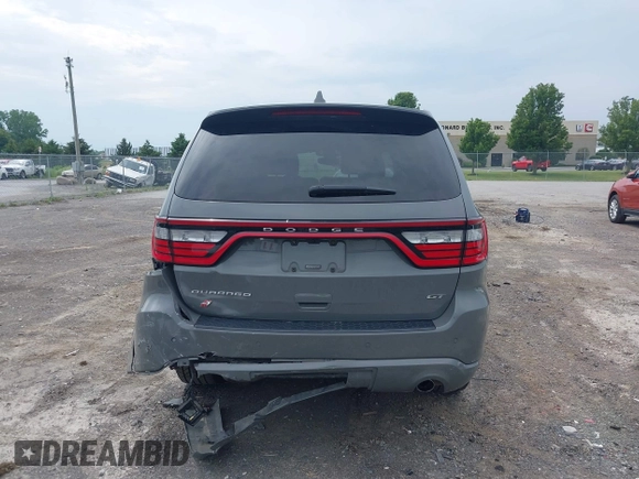 2022 Dodge Durango GT Plus with VIN 1C4RDJDG7NC220637, listed as a IAAI auction lot 42615840 with 59,515 mi miles and . Bid and sale history available at DreamBid. Image 16.