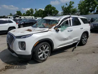2021 Hyundai Palisade SEL with VIN KM8R4DHE1MU246570, listed as a Copart auction lot 58607315 with 73,786 mi miles and Salvage title. Bid and sale history available at DreamBid. Image 1.