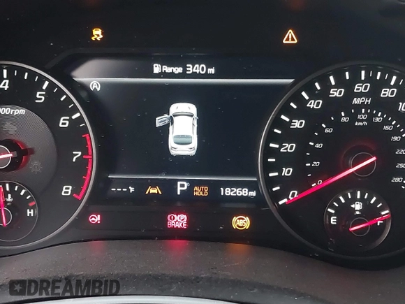 2022 Kia Stinger GT2 with VIN KNAE55LC2N6103531, listed as a IAAI auction lot 41710653 with 18,268 mi miles and . Bid and sale history available at DreamBid. Image 7.