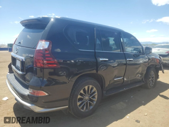 2018 Lexus GX 460 with VIN JTJBM7FX6J5186574, listed as a Copart auction lot 57729955 with 102,717 mi miles and Salvage title. Bid and sale history available at DreamBid. Image 3.