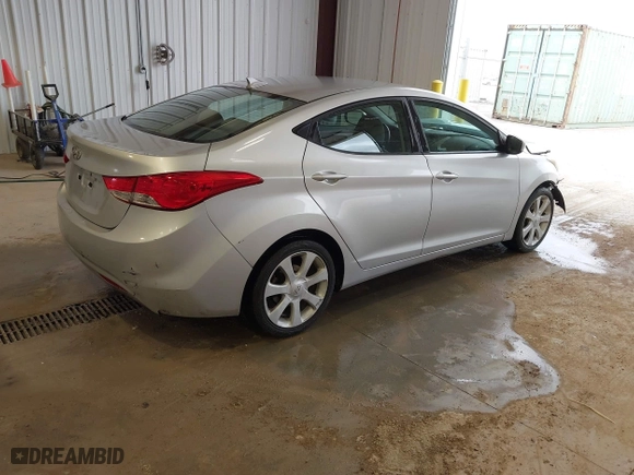 2013 Hyundai Elantra GLS with VIN 5NPDH4AE0DH349227, listed as a IAAI auction lot 41925408 with 142,396 mi miles. Bid and sale history available at carsss.com. Image 4.