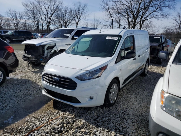 2020 Ford Transit Connect Van XLT with VIN NM0LS7F22L1478201, listed as a Copart auction lot 42749025 with 251,769 mi miles and Clean Title. Bid and sale history available at carsss.com. Image 1.