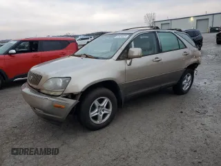 1999 Lexus RX 300 Luxury SUV with VIN JT6HF10U3X0054517, listed as a Copart auction lot 87036024 with 0 mi miles and Salvage Title. Bid and sale history available at carsss.com. Image 1.