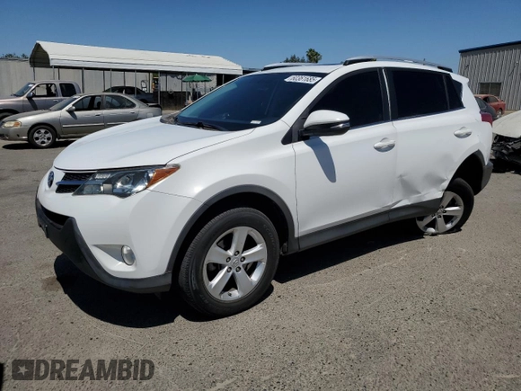 2013 Toyota RAV4 XLE with VIN JTMWFREV1D5016427, listed as a Copart auction lot 60361685 with 130,283 mi miles and Salvage title. Bid and sale history available at DreamBid. Image 1.