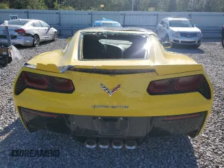 2017 Chevrolet Corvette Z51 3LT with VIN 1G1YM2D76H5109743, listed as a Copart auction lot 52446645 with Not provided miles and Salvage title. Bid and sale history available at DreamBid. Image 6.