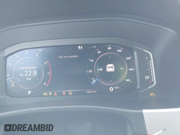 2019 Volkswagen Atlas SEL with VIN 1V2MR2CA2KC597854, listed as a IAAI auction lot 41924853 with 96,847 mi miles and . Bid and sale history available at DreamBid. Image 7.