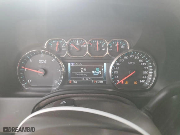 2015 Chevrolet Tahoe LTZ with VIN 1GNSCCKC4FR212548, listed as a Copart auction lot 47474915 with 157,527 mi miles and Salvage Title. Bid and sale history available at carsss.com. Image 9.