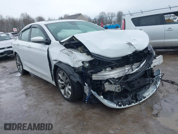 2015 Chrysler 200 S with VIN 1C3CCCBG3FN551796, listed as a IAAI auction lot 41694548 with 134,345 mi miles and . Bid and sale history available at carsss.com. Image 1.