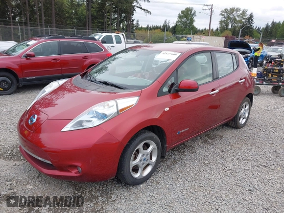 2012 Nissan LEAF SL with VIN JN1AZ0CP7CT026409, listed as a IAAI auction lot 42127666 with 55,306 mi miles and . Bid and sale history available at DreamBid. Image 20.
