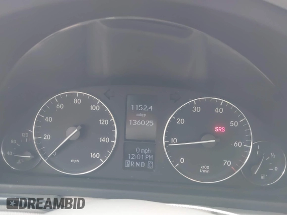2007 Mercedes-Benz C 280 Luxury with VIN WDBRF92H57F870636, listed as a IAAI auction lot 41810663 with 136,025 mi miles and . Bid and sale history available at DreamBid. Image 7.