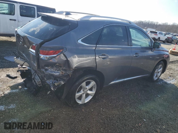 2014 Lexus RX 350 with VIN 2T2BK1BA2EC241548, listed as a Copart auction lot 42187935 with 138,811 mi miles and Salvage Title. Bid and sale history available at DreamBid. Image 3.