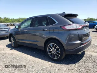 2015 Ford Edge Titanium z VIN 2FMPK4K8XFBB98334, wystawiony jako Copart lot #56953495 z przebiegiem 110 129 mil mil oraz Szkody całkowita. Historia ofert i sprzedaży dostępna na DreamBid. Obrazek 2.