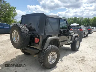 2006 Jeep Wrangler Sport with VIN 1J4FA49S36P704481, listed as a Copart auction lot 48362505 with 122,600 mi miles and Salvage Title. Bid and sale history available at carsss.com. Image 3.