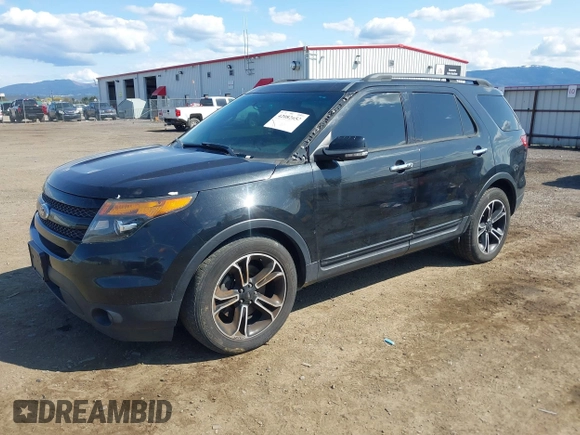 2013 Ford Explorer Sport with VIN 1FM5K8GT1DGB53607, listed as a IAAI auction lot 42082652 with 171,367 mi miles and . Bid and sale history available at carsss.com. Image 2.