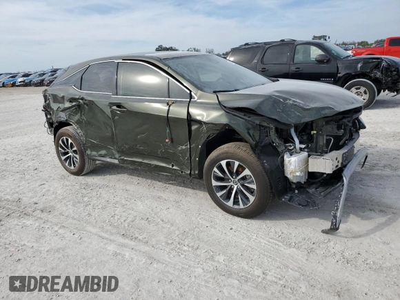 2021 Lexus RX 350 with VIN 2T2AZMAA2MC210874, listed as a Copart auction lot 43261545 with Not provided miles and Non repairable. Bid and sale history available at DreamBid. Image 4.
