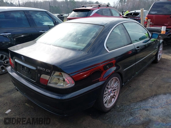 2003 BMW 3 Series 330Ci with VIN WBABN53423PH02242, listed as a IAAI auction lot 41851138 with 172,522 mi miles and . Bid and sale history available at DreamBid. Image 4.