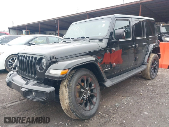 2023 Jeep Wrangler Sahara with VIN 1C4HJXEN4PW533148, listed as a IAAI auction lot 41476541 with 35,195 mi miles. Bid and sale history available at carsss.com. Image 17.