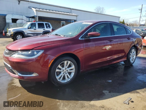 2016 Chrysler 200 Limited with VIN 1C3CCCABXGN154626, listed as a Copart auction lot 49488315 with 115,177 mi miles and Salvage Title. Bid and sale history available at carsss.com. Image 1.