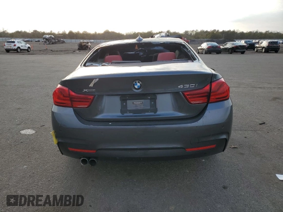 2018 BMW 4 Series 430i xDrive with VIN WBA4W5C51JAA49675, listed as a Copart auction lot 45585095 with Not provided miles and Salvage title. Bid and sale history available at DreamBid. Image 6.