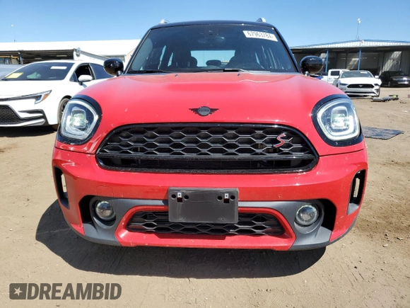 2022 MINI Countryman Cooper S with VIN WMZ83BR07N3N49807, listed as a Copart auction lot 67963784 with 23,170 mi miles and Salvage Title. Bid and sale history available at carsss.com. Image 5.