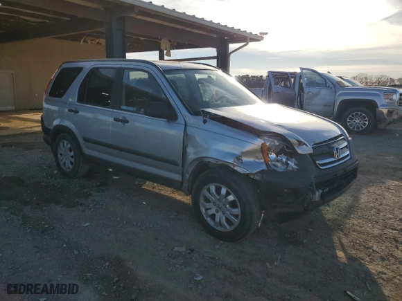 2006 Honda CR-V EX with VIN JHLRD68816C028442, listed as a Copart auction lot 48015175 with 211,497 mi miles and Salvage Title. Bid and sale history available at carsss.com. Image 4.