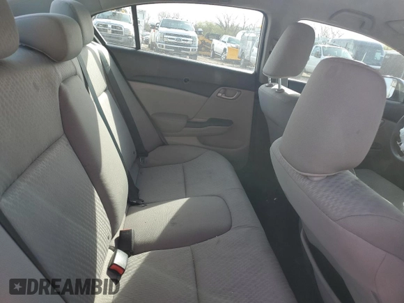 2015 Honda Civic Sedan LX with VIN 19XFB2F59FE206405, listed as a Copart auction lot 51290785 with 174,936 mi miles and Salvage Title. Bid and sale history available at carsss.com. Image 11.