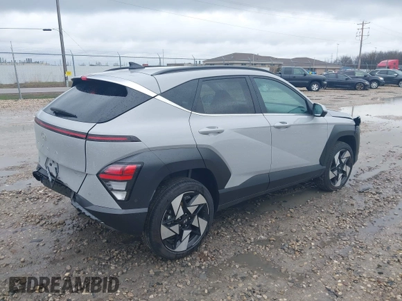 2024 Hyundai Kona Limited with VIN KM8HECA33RU040170, listed as a IAAI auction lot 42116620 with 6,810 mi miles and . Bid and sale history available at carsss.com. Image 4.