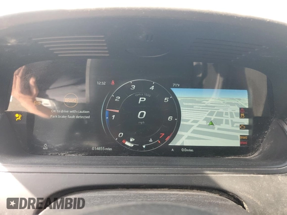 2024 Jaguar F-Type with VIN SAJD55FE3RCK83817, listed as a Copart auction lot 76881334 with 14,855 mi miles and Non Repairable. Bid and sale history available at DreamBid. Image 9.