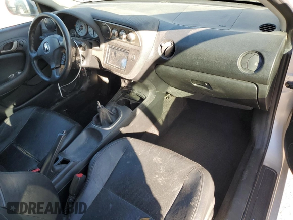 2002 Acura RSX Type S with VIN JH4DC53042C020379, listed as a Copart auction lot 46705055 with 143,245 mi miles and Salvage Title. Bid and sale history available at carsss.com. Image 8.