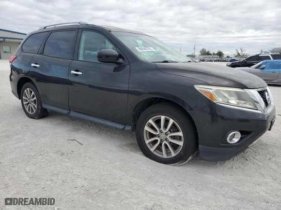 2015 Nissan Pathfinder S with VIN 5N1AR2MN6FC617661, listed as a Copart auction lot 89048785 with 83,971 mi miles and Clean Title. Bid and sale history available at carsss.com. Image 4.
