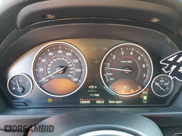 2013 BMW 3 Series 335i с VIN WBA3A9G50DNP37124, выставлен на аукционе Copart как лот 84889314 с пробегом 150 949 миль миль и Списание • Salvage title. История ставок и продаж доступна на DreamBid. Изображение 9.
