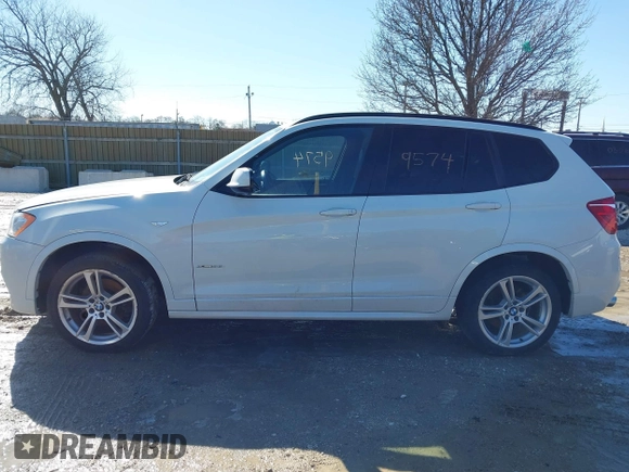 2013 BMW X3 xDrive35i with VIN 5UXWX7C50DL980497, listed as a IAAI auction lot 41729574 with Not Provided miles and . Bid and sale history available at DreamBid. Image 14.