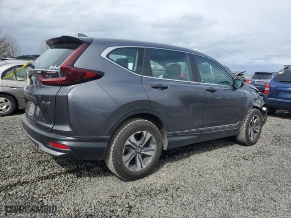 2020 Honda CR-V LX with VIN 5J6RW2H25LA003945, listed as a Copart auction lot 50208265 with 54,068 mi miles and Salvage Title. Bid and sale history available at carsss.com. Image 3.