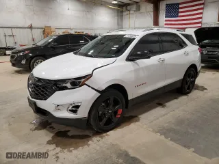 2020 Chevrolet Equinox Premier with VIN 2GNAXYEX0L6231035, listed as a Copart auction lot 51056025 with 29,651 mi miles and Salvage Title. Bid and sale history available at carsss.com. Image 1.