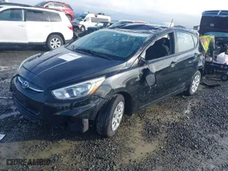 2017 Hyundai Accent SE with VIN KMHCT5AEXHU355821, listed as a IAAI auction lot 41503032 with 109,026 mi miles. Bid and sale history available at carsss.com. Image 2.