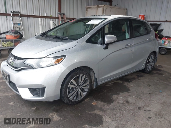 2015 Honda Fit EX-L with VIN 3HGGK5H82FM702649, listed as a IAAI auction lot 40931610 with 55,441 mi miles. Bid and sale history available at carsss.com. Image 18.