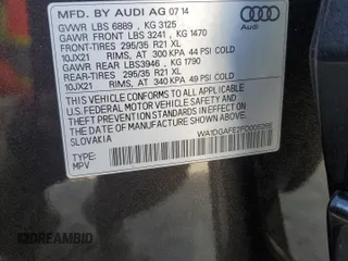 2015 Audi Q7 S line Prestige z VIN WA1DGAFE2FD005265, wystawiony jako Copart lot #65850295 z przebiegiem 199 750 mil mil oraz Czysty tytuł • Clean title. Historia ofert i sprzedaży dostępna na DreamBid. Obrazek 13.