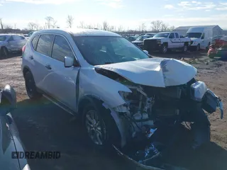 2017 Nissan Rogue S with VIN KNMAT2MT3HP560173, listed as a IAAI auction lot 41661855 with 108,624 mi miles. Bid and sale history available at carsss.com. Image 1.