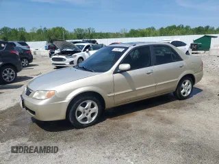 2002 Mazda Protege DX z VIN JM1BJ225120494110, wystawiony jako Copart lot #54158275 z przebiegiem 41 095 mil mil oraz Nie do naprawy • Non repairable. Historia ofert i sprzedaży dostępna na DreamBid. Obrazek 1.