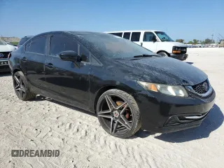 2015 Honda Civic Sedan LX with VIN 2HGFB2F59FH500103, listed as a Copart auction lot 53107135 with Not Provided miles and Salvage Title. Bid and sale history available at carsss.com. Image 4.