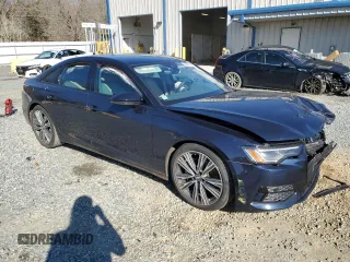 2020 Audi A6 Premium Plus with VIN WAUE8AF2XLN055248, listed as a Copart auction lot 43851555 with 0 mi miles and Salvage Title. Bid and sale history available at carsss.com. Image 4.